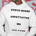 Basse Aspettative Felpa con cappuccio Regalos divertidos