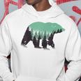 Bear Camping Nature And Hiking With Forest Felpa con cappuccio Regalos divertidos