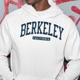 Berkeley California Ca College University Style Navy Felpa con cappuccio Regalos divertidos