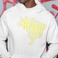 Brazil Map Football Copacabana Brazilian Kapuzenpullover Lustige Geschenke