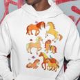 Caballos Ponis Potros Niñas Niños Equitación Diseño De Caballos Jinetes Sudadera Regalos divertidos