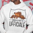 Camicia Da Notte Bassotto Pigiama Dormire Felpa con cappuccio Regalos divertidos