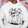 Capra Dabbing Capra Bambini Costume Fattoria Animale Felpa con cappuccio Regalos divertidos