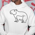 Capybara Minimalism Kapuzenpullover Lustige Geschenke