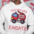 Children's Aus Dem Weg Bin Im Einatz Fire Engine Boys' Kapuzenpullover Lustige Geschenke