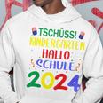 Children's First Day At School Tschüss Kindergarten Hello School 2024 Kapuzenpullover Lustige Geschenke