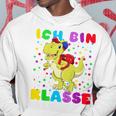 Children's Ich Bin 1 Class Dino Mit Schulsack Kapuzenpullover Lustige Geschenke