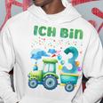 Children's Ich Bin 3 Jahre Alt Tractor Kapuzenpullover Lustige Geschenke