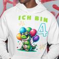 Children's Ich Bin 4 Jahre Alt Dino 4Th Birthday Kapuzenpullover Lustige Geschenke