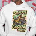 Children's With Ich Werde Großer Bruder 2023 Trex Monster Truck 80 Kapuzenpullover Lustige Geschenke