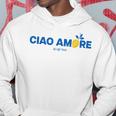 Ciao Amore X Livelife Italia Hello Love Italian Amo Kapuzenpullover Lustige Geschenke