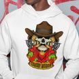 Cowboy Wisdom Skull Bandana Western Rodeo Felpa con cappuccio Regalos divertidos