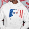 Donald Trump 45 47 Fist Pump Middle Finger You Missed 2024 Hoodie Unique Gifts