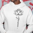 Donna Lotus Yoga Namaste Kundalini Sat Nam Wahe Guru Yogi Zen Con Collo A Felpa con cappuccio Regalos divertidos