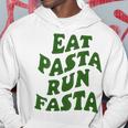 Eat Pasta Run Fasta Spaghetti Lovers Pasta Quote Kapuzenpullover Lustige Geschenke