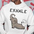 Espirare Elefante Divertente Camicia Per Amante Felpa con cappuccio Regalos divertidos