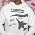F-4 Phantom Airplane Felpa con cappuccio Regalos divertidos