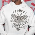 Fata Grunge Fairycore Estetica Goth Luna Moth Fungo Felpa con cappuccio Regalos divertidos