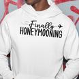 Finally Honeymooning Couples Honeymooning Matching Wedding Hoodie Personalized Gifts