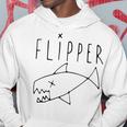 Flipper Punk Rock Grunge Fish Graphic Kapuzenpullover Lustige Geschenke