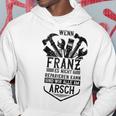 Franz First Name Franz Gray Kapuzenpullover Lustige Geschenke