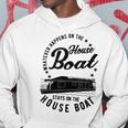 Houseboat Was Auch Immer Auf Dem Hausboat Was Auch Immer Gray S Kapuzenpullover Lustige Geschenke