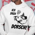 Ich Dreh Dorsch Angler Kapuzenpullover Lustige Geschenke