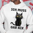 Ich Muss Gar Nix Böse Katze Inabhäng Kapuzenpullover Lustige Geschenke