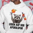 Leben Auf Der Aperolspur Raccoon Meme Racoon Pedro Spritz Kapuzenpullover Lustige Geschenke