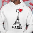 I Love Paris J'aime Paris France Tour Eiffel Sweat à capuche Cadeaux drôles