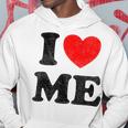 I Love Me Y2k Joke I Heart Me Love Me Maine Felpa con cappuccio Regalos divertidos