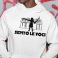 Maglia Divertente Direttore O Maestro Di Coro Sento Leoci Felpa con cappuccio Regalos divertidos