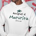 Maglia Fine Anno Scolastico Autografi Di Maturità Regalo Felpa con cappuccio Regalos divertidos