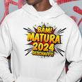 Matura Geschafft 2024 Kapuzenpullover Lustige Geschenke