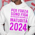 Maturità 2024 Liceo Scritta Divertente Felpa con cappuccio Regalos divertidos