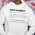 Med Studente Divertente Definizione Felpa con cappuccio Regalos divertidos