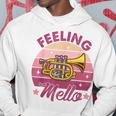 Mellophone Player Musician Marching Band Retro Feeling Mello Hoodie Personalized Gifts