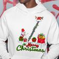 Merry Christmas Santa Reindeer Clarinet Musical Snowman Hoodie Unique Gifts