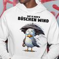 Möwe Sturm Hurricane Schietwetter Dat Is Nur 'N Büschen Wind Gray Kapuzenpullover Lustige Geschenke