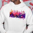 Munich Skyline Munich Kapuzenpullover Lustige Geschenke