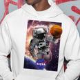 Nasa Astronaut Basketball In Space Felpa con cappuccio Regalos divertidos