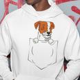 Parson Russell Terrier Cane In Tasca Per Animali Domestici Felpa con cappuccio Regalos divertidos