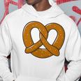 Pretzel Heart Oktoberfest Costume Minimalist Pretzel Blue S Kapuzenpullover Lustige Geschenke