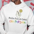 Reggo Più Gin Tonic Che Persone Felpa con cappuccio Regalos divertidos