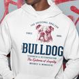 Retro Styleintage English Bulldog Kapuzenpullover Lustige Geschenke