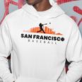 San Francisco Baseball Minimalist Vintage Baseball Lover Hoodie Unique Gifts
