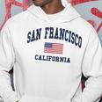 San Francisco Usa Flag Classic Kapuzenpullover Lustige Geschenke