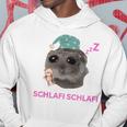 Schlafi Schlafi Sad Hamster Meme Gray Kapuzenpullover Lustige Geschenke