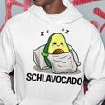 Schlavocado Official Sleep Pyjamas Sleep Avocado Gray Kapuzenpullover Lustige Geschenke