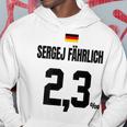 Sergej Fährlich Sauftrikot X Malle Party Trikot Deutschland Kapuzenpullover Lustige Geschenke